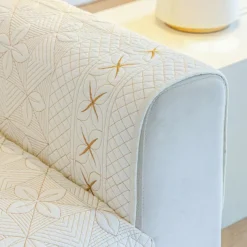 Quilted Sofa Slipcover Sofa Seat Cover Sectional Couch Covers,Furniture Protector Anti-Slip Couch Covers for Dogs Cats Kids(Sold by Piece/Not All Set)