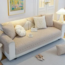 Quilted Sofa Slipcover Sofa Seat Cover Sectional Couch Covers,Furniture Protector Anti-Slip Couch Covers for Dogs Cats Kids(Sold by Piece/Not All Set)