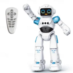 R28 Intelligent Robot Voice Dialogue Programming Emoticon Touch Dance Gesture Sensing Remote Control Multifunctional Toy