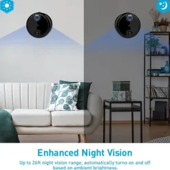 R10 IP Camera 4K Mini Wireless Motion Detection Remote Access IR-cut Indoor Support 256 GB