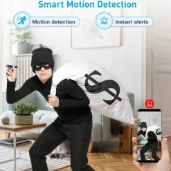 R10 IP Camera 4K Mini Wireless Motion Detection Remote Access IR-cut Indoor Support 256 GB