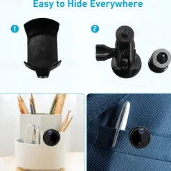 R10 IP Camera 4K Mini Wireless Motion Detection Remote Access IR-cut Indoor Support 256 GB