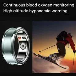 R3 Smart Watch Smart Band Fitness Bracelet Bluetooth Temperature Monitoring Pedometer Sleep Tracker Compatible with Android iOS Women Men Step Tracker IP68 18.1mm 19.8mm 20.6mm Ring inner diameter