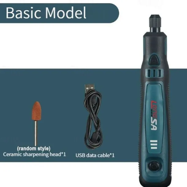 5000-10000-15000r USB Mini Grinder Engraver Pen Cordless Electric Grinder Set Engraving Grinding Machine Polisher Electric Drill Kit