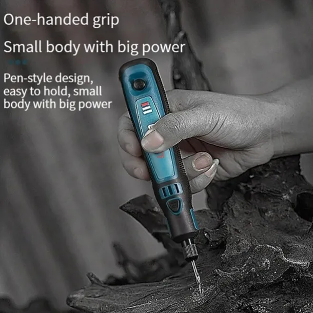 5000-10000-15000r USB Mini Grinder Engraver Pen Cordless Electric Grinder Set Engraving Grinding Machine Polisher Electric Drill Kit