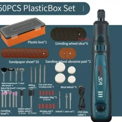 5000-10000-15000r USB Mini Grinder Engraver Pen Cordless Electric Grinder Set Engraving Grinding Machine Polisher Electric Drill Kit