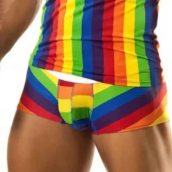 Rainbow Halloween Pajamas LGBT LGBTQ Carnival Costume Gay Adults' Men's Masquerade Pride Parade Pride Month Easy Halloween Costumes Dress Up