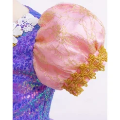 Rapunzel Fairytale Princess Sofia Flower Girl Dress Theme Party Costume Tulle Dresses Cosplay Movie Cosplay for Girls' Kid's Masquerade Wedding Wedding Guest