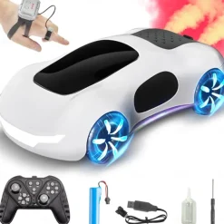 RC Drift Car, Remote Control Cars for Adults 1/14 2.4Ghz Gesture Drift Stunt Cars RC Cars Dual Spray RC Drift Car High Speed Drift Remote Control Cars for Adults Boys Girls Kids