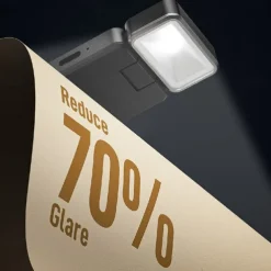 Reading Light Rechargeable Book Light for Reading Clip-on LED Bookmark Lamp with 3 Light Colors