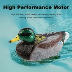 Realistic Green Head Duck Model Toy Boat Dual Version Sealed Waterproof Remote Control Boat For Kids Outdoor Pond Simulation Remote Control Boat