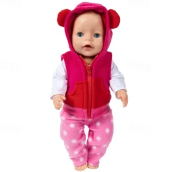 Realistic Reborn Baby Doll Clothes 18 inch Outfits Clothing Set Accessories Suitable for Reborn Babies and Newborns(WITHOUT DOLL)