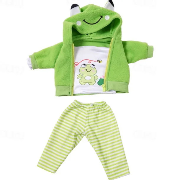 Realistic Reborn Baby Doll Clothes 18 inch Outfits Clothing Set Accessories Suitable for Reborn Babies and Newborns(WITHOUT DOLL)