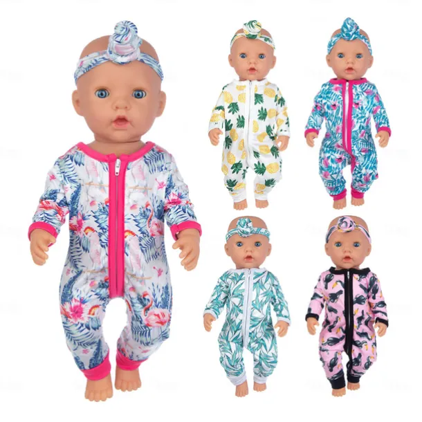 Realistic Reborn Baby Doll Clothes 18 inch Outfits Clothing Set Accessories Suitable for Reborn Babies and Newborns(WITHOUT DOLL)