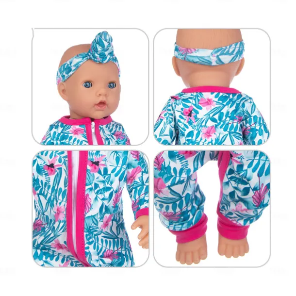 Realistic Reborn Baby Doll Clothes 18 inch Outfits Clothing Set Accessories Suitable for Reborn Babies and Newborns(WITHOUT DOLL)