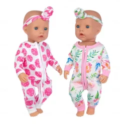 Realistic Reborn Baby Doll Clothes 18 inch Outfits Clothing Set Accessories Suitable for Reborn Babies and Newborns(WITHOUT DOLL)
