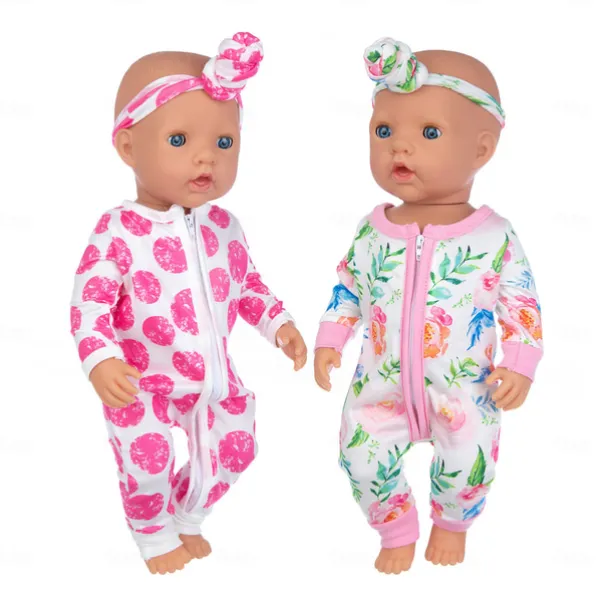 Realistic Reborn Baby Doll Clothes 18 inch Outfits Clothing Set Accessories Suitable for Reborn Babies and Newborns(WITHOUT DOLL)