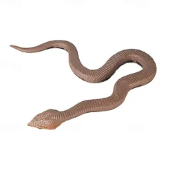 Realistic Snake Toy Rubber Snake Figure for Halloween Prank PropsLifelike Rubber Snakes Boa Constrictor FigurinesScare Birds Garden PropsPlastic Python Model Prank Gag Gift for April Fool's Day
