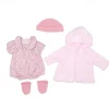 Reborn Baby Doll Clothes for 17-22 Inch Newborn Baby Doll Boy 17-22 inch Yellow Duck 5pcs Set Baby Doll Clothes Outfit Accessories fit 17-22 Inch Baby Doll Girl