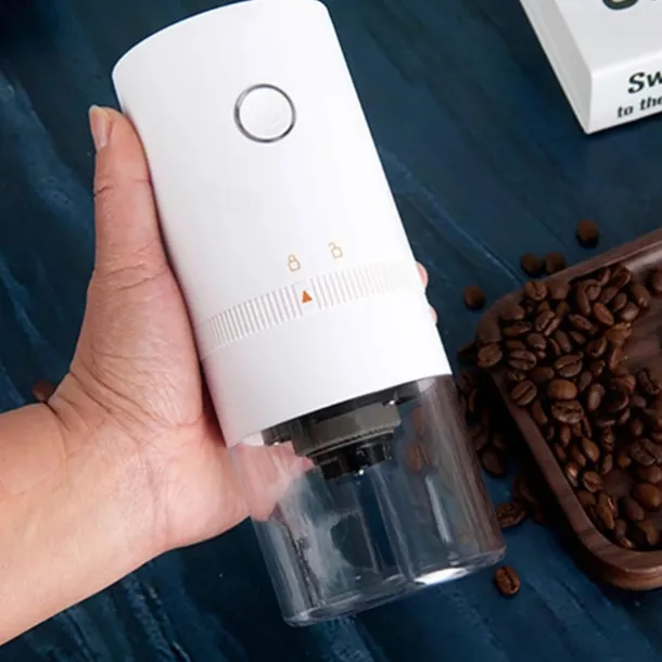 Rechargeable Coffee Bean Grinder Cordless Coffee Grinder Electric Adjustable Coffee Grinder