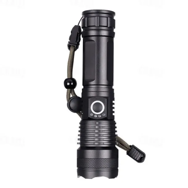 Rechargeable Flash Light Flashlights High Lumens, 200000 Lumens Super Bright LED Tactical Flashlight, 5 Modes IPX6 Waterproof, Powerful Handheld Flashlights for Camping Emergency Outdoor