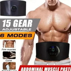 Rechargeable Intelligent Fitness Instrument Get A Flat Waist & Toned Abs Instantly With Muscle Stimulator & Body Thin Massager