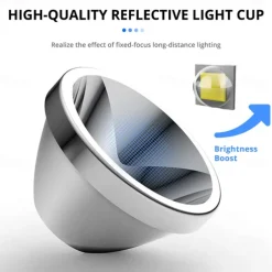 Rechargeable LED Headlamp Wide Range Lighting Headlights 4 Lighting Modes 8*XPG Camping Lantern Powerful Headlamp Fishing Lamp