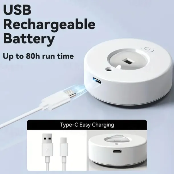 Rechargeable Magnetic RGB LED Cabinet Light with Remote Control Picture Light 12 Color Options Indoor Light for Cabinets and Display Cases USB Rechargeable Xmas Halloween Home Decorative Lamp 1/3Pcs