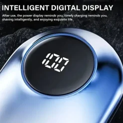 Rechargeable Waterproof Electric Shaver with Mini Trimmer and Reciprocating Cutter Head for Men - Perfect for Beard Shaving and Grooming