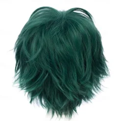 Red Wigs For Women Short Fashion Pointed Layered Anime Cosplay Wigs Carnival Christmas Carnival Dress Up Party Wig Gifts
