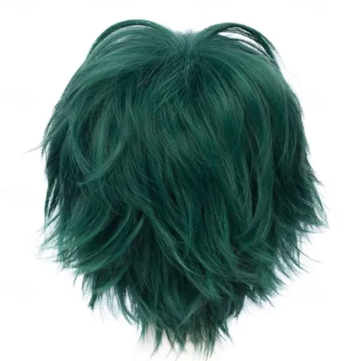 Red Wigs For Women Short Fashion Pointed Layered Anime Cosplay Wigs Carnival Christmas Carnival Dress Up Party Wig Gifts
