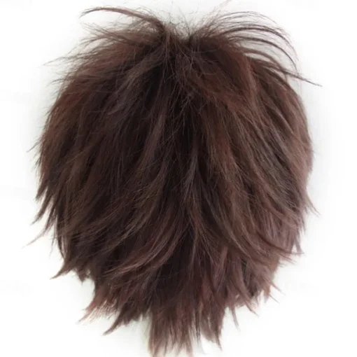 Red Wigs For Women Short Fashion Pointed Layered Anime Cosplay Wigs Carnival Christmas Carnival Dress Up Party Wig Gifts