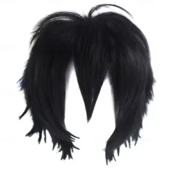 Red Wigs For Women Short Fashion Pointed Layered Anime Cosplay Wigs Carnival Christmas Carnival Dress Up Party Wig Gifts