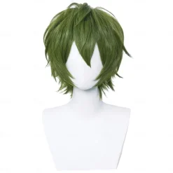 Red Wigs For Women Short Fashion Pointed Layered Anime Cosplay Wigs Carnival Christmas Carnival Dress Up Party Wig Gifts