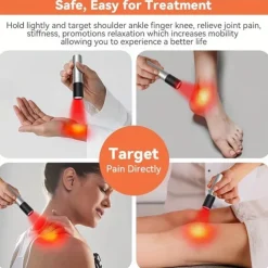 Relieve Pain & Increase Healing With 630nm, 660nm & 850nm Red Light Therapy Flashlight