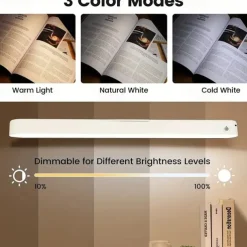 Remote Control Touch Sensing Cabinet Light Wardrobe Light Indoor Lighting USB Rechargeable Night Light Kitchen Cabinet Light Under The Counter Bedroom Dormitory Lighting