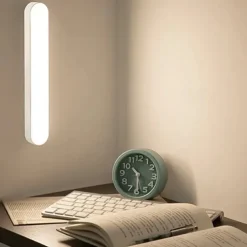 Remote Control Touch Sensing Cabinet Light Wardrobe Light Indoor Lighting USB Rechargeable Night Light Kitchen Cabinet Light Under The Counter Bedroom Dormitory Lighting