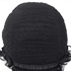 Remy Human Hair Wig Pixie Cut For Black Women Short Afro Curly Brazilian Hair Cheap Wig Human Hair Capless Wig Natural Black #1B For Daily Party