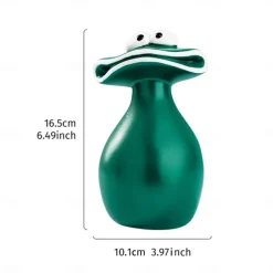 Resin Sculpture of Three Frogs - Sad Big Mouth Frog Statue Decoration, Resin Frog Animal Decoration for Garden and Home.