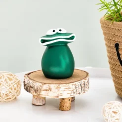 Resin Sculpture of Three Frogs - Sad Big Mouth Frog Statue Decoration, Resin Frog Animal Decoration for Garden and Home.