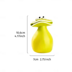 Resin Sculpture of Three Frogs - Sad Big Mouth Frog Statue Decoration, Resin Frog Animal Decoration for Garden and Home.