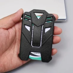 Retractable Heavy Duty Badge Reels With ID Badge Holder Tactical Id Card Holder Vertical Id Holder With Carabiner Keychain Badge Reel