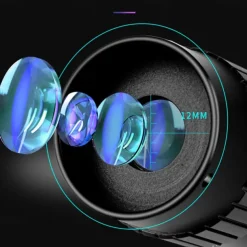 Retractable Monocular 10-300X40mm Long Range Mini with Zoom Magnification for Travel Hunting Camping and Outdoors