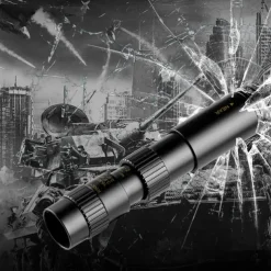 Retractable Monocular 10-300X40mm Long Range Mini with Zoom Magnification for Travel Hunting Camping and Outdoors