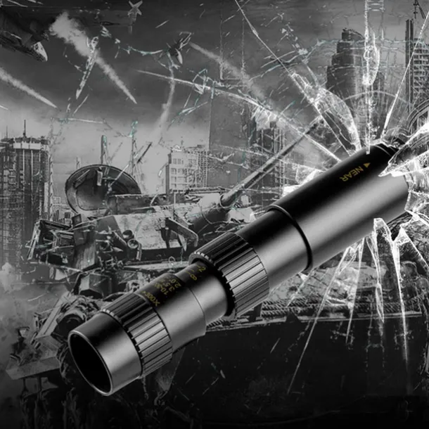 Retractable Monocular 10-300X40mm Long Range Mini with Zoom Magnification for Travel Hunting Camping and Outdoors