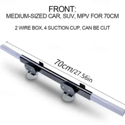 Retractable Windshield Sun Shade for Car Large Sun Visor Protector Blocks 99% UV Rays Sun-shading and Heat-Insulating Car Sun-shield Cover for Car Front Sunshade