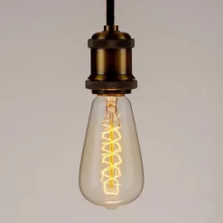 Retro Edison Bulb E27 220V 40W Light Bulb ST64 Filament Vintage Ampoule Incandescent Spiral Lamp