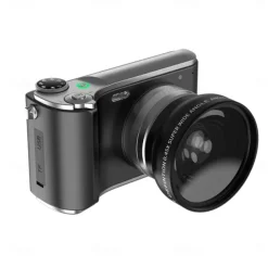 Retro Fashion 64 Megapixel Digital Camera 4K HD CMOS lens HD Wide-Angle Shooting Camera Optional Angle Lens