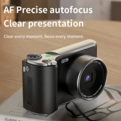 Retro Fashion 64 Megapixel Digital Camera 4K HD CMOS lens HD Wide-Angle Shooting Camera Optional Angle Lens