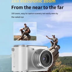 Retro Fashion 64 Megapixel Digital Camera 4K HD CMOS Lens HD Wide-Angle Shooting Camera